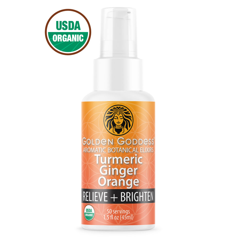 Golden Goddess® Turmeric Ginger Orange Aromatic Botanical Elixir